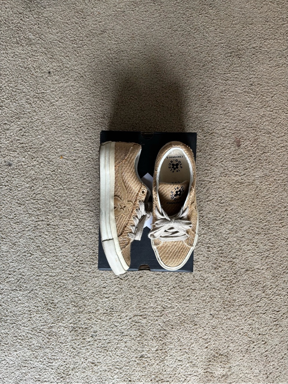 Converse Tan Low-Top Sneakers